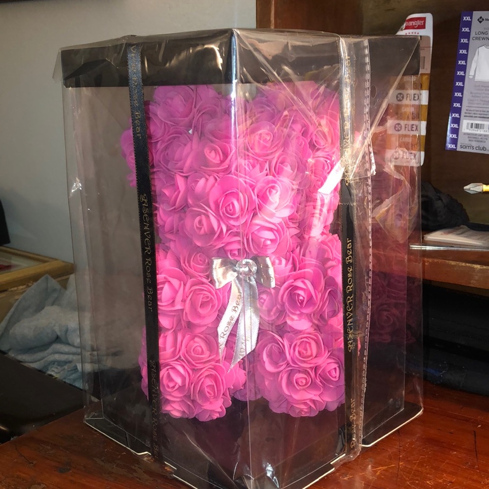 Flower bears 2 pink 1 white 15 each